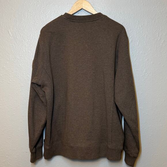 Play Cloths Our Gang 1977 Large P Crewneck Pullover Sweatshirt Brown Unisex XL - Picture 3 of 12